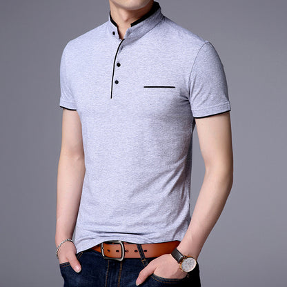 Polo Uni Coton Homme