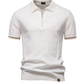 2025 Summer Men's Knit Cotton Polo Shirt (One Piece)