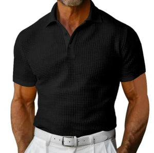 Polo Jacquard Slim Fit Homme