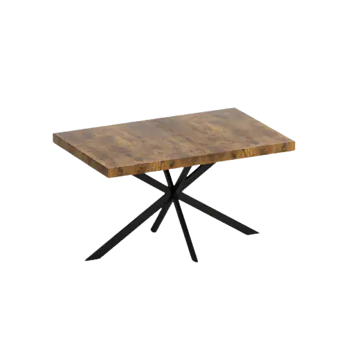 Retro Rectangular Stretch Dining Table