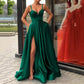 Women's Satin Halter Dresses for Banquets and Parties