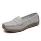 Leather Slip-On Shoes for Women
