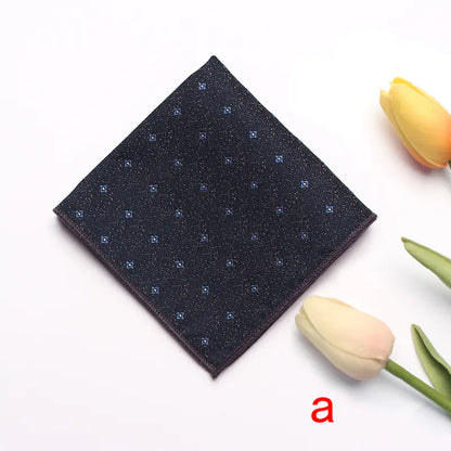 Striped Floral Pocket Square