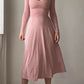Women Elegant Long Sleeves Dress