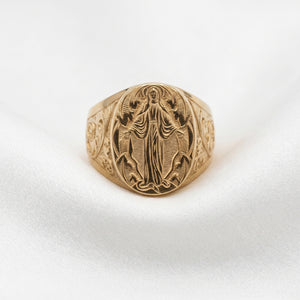 Bague à Motif Sculpté