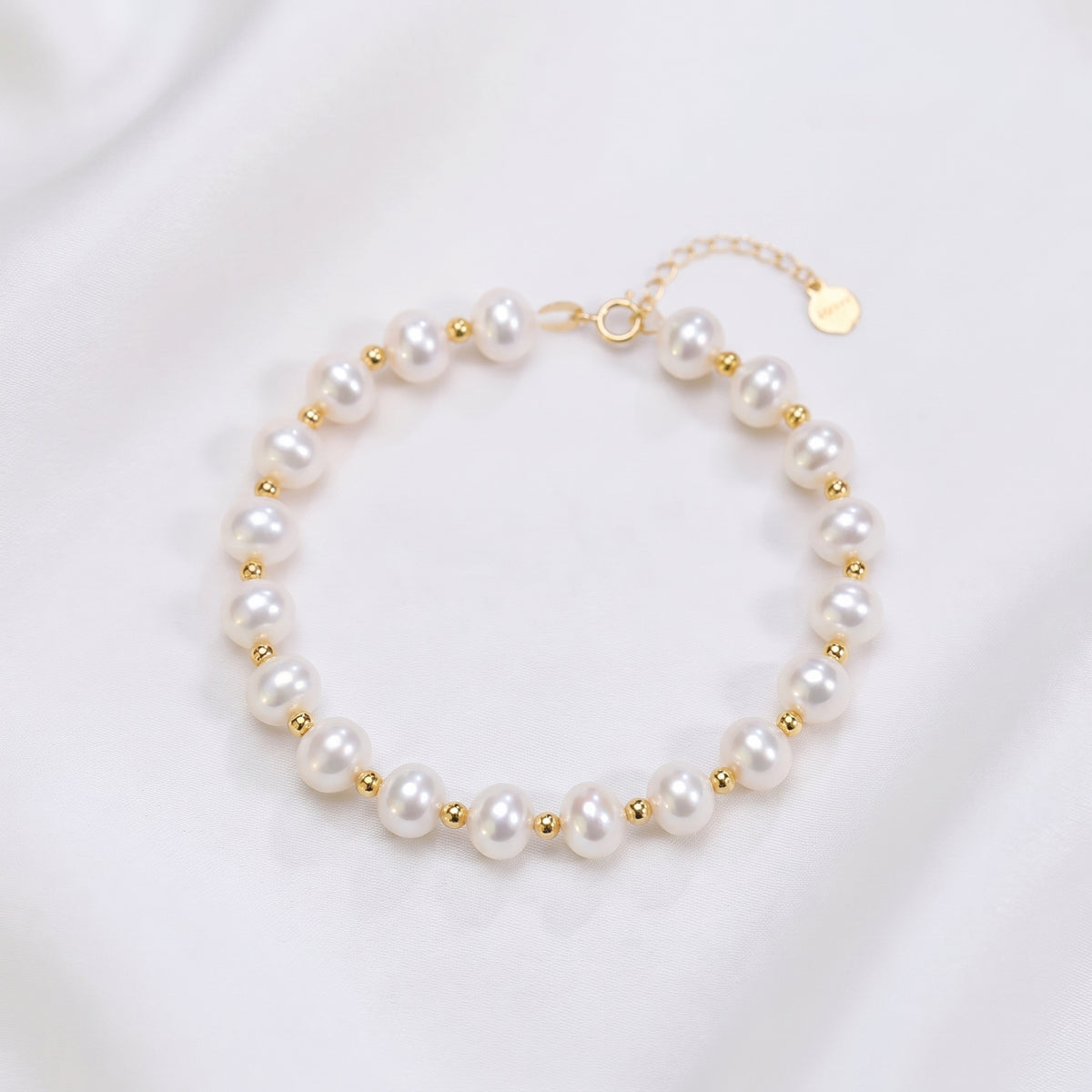 Bracelet Perle Naturelle Or 18K