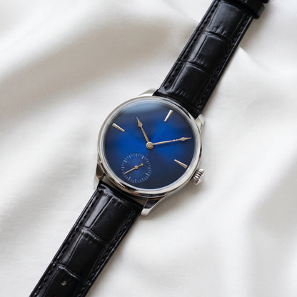 Montre Mécanique Pilote Bleue