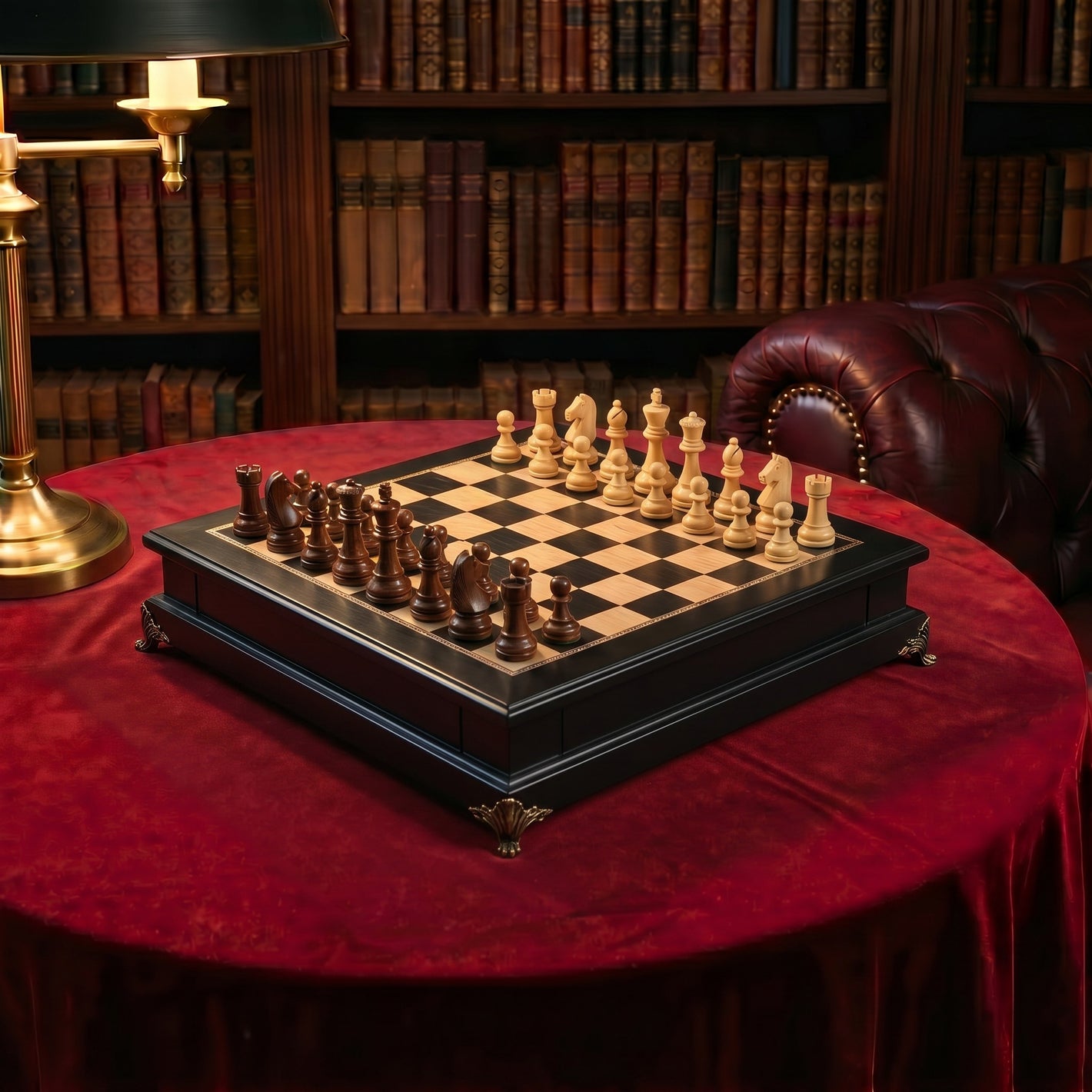 D'échecs Décoratif en Bois
