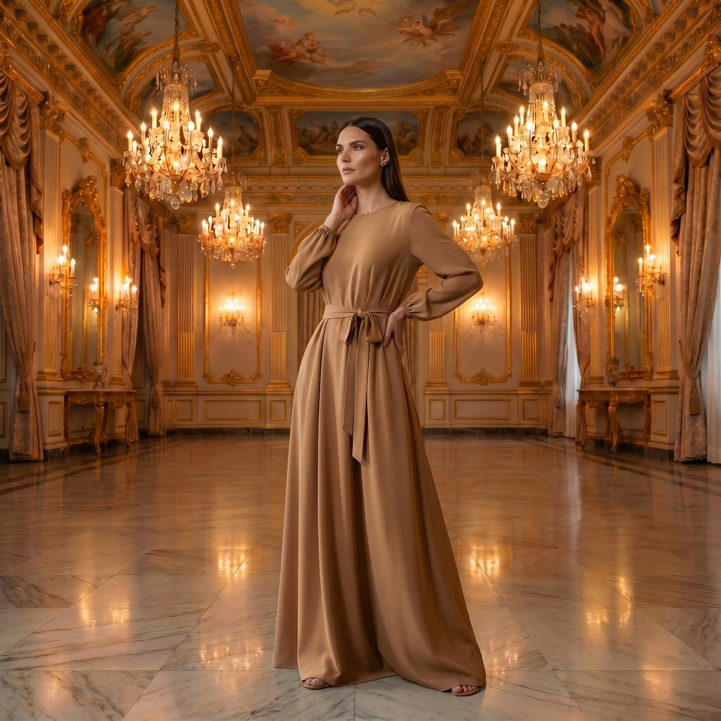 Robe Abaya Elegante