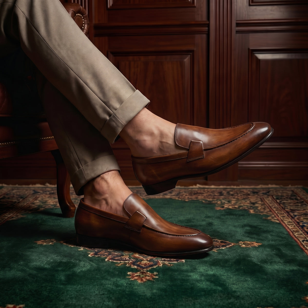 Mocassins Artisanaux de Luxe