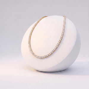 Collier Tennis Or Diamant Lab