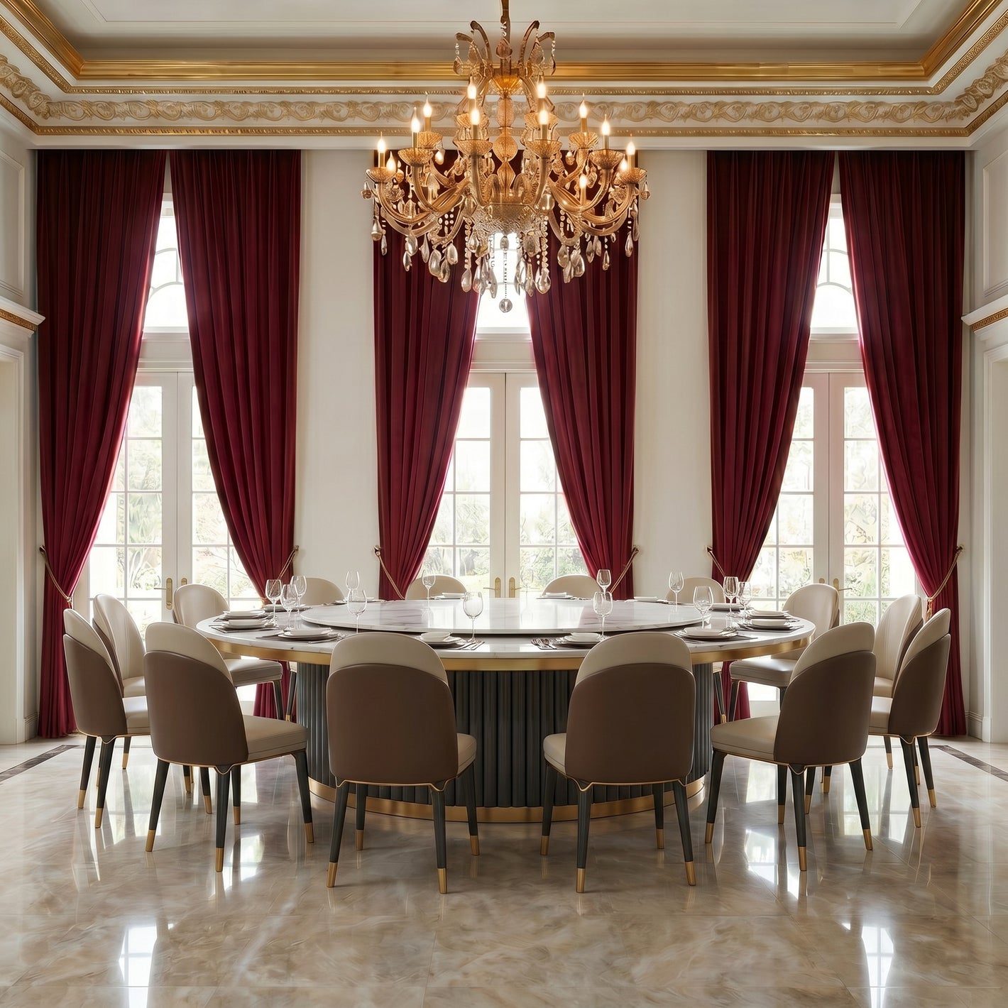Table Ronde Marbre