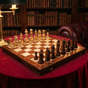 D'échecs Pliant en Bois
