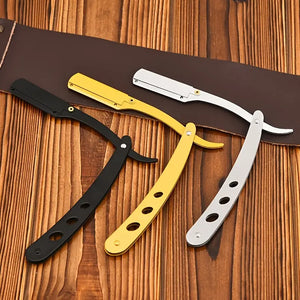 Vintage Stainless Steel Folding Straight Razor Holder