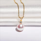 Lustrous Sea Pearl Pendant Necklace