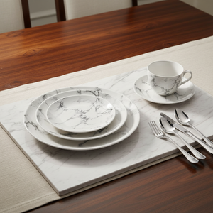 Assiette en Marbre 8"