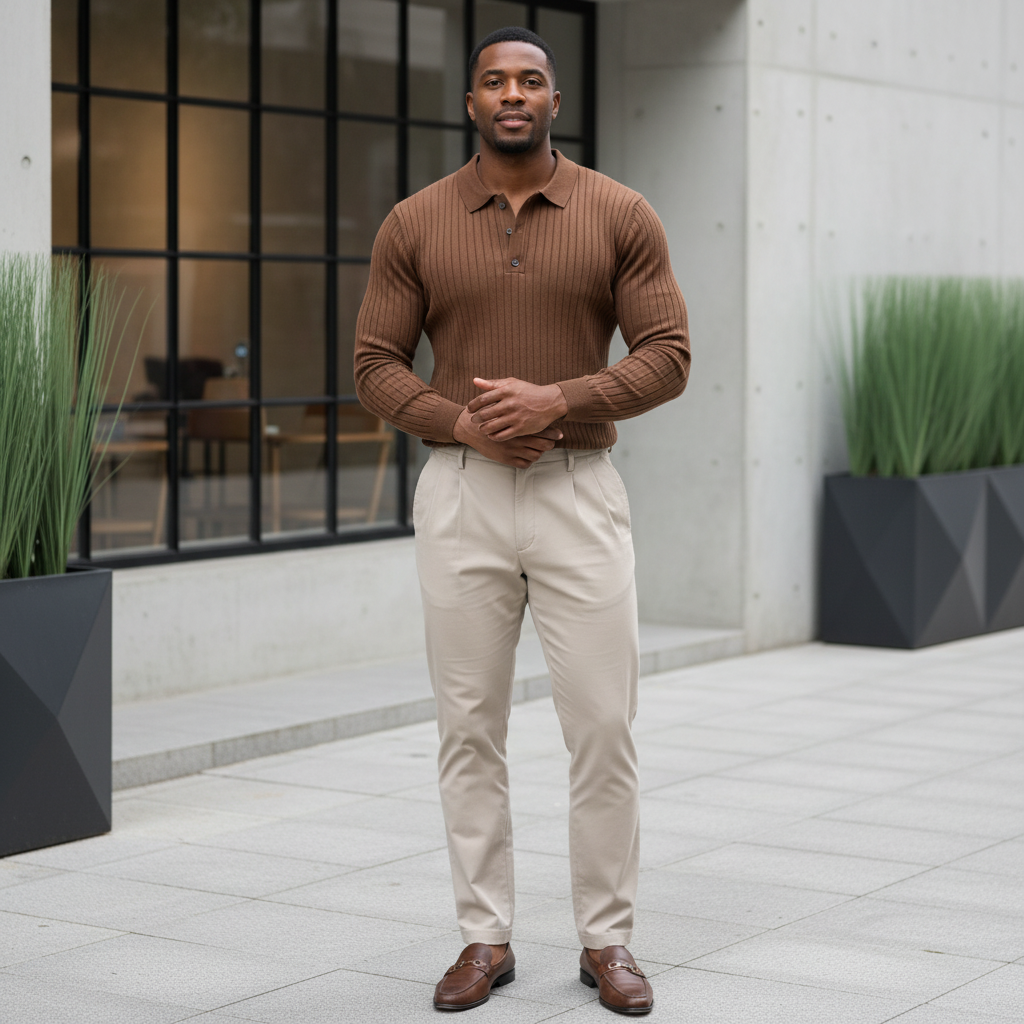 Polo à Manches Longues