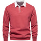 Men's Casual Polo Collar Sweater