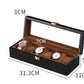 Wooden Vintage Watch Box with Display Window (Five Slots)